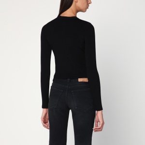 Diesel Black ribbed M-Valari sweater - Img 2