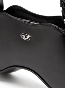 Diesel Play-Semi-gloss leather shoulder bag - Img 2