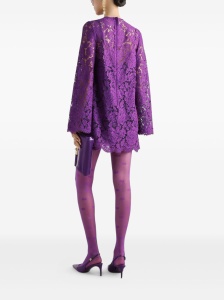 Dolce & Gabbana bell sleeves Lace mini dress - Img 3