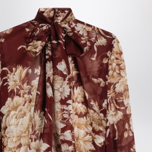 Dolce & Gabbana Dolce&Gabbana Chiffon shirt with rose print - Img 2