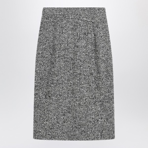 Dolce & Gabbana Dolce&Gabbana Pencil skirt in speckled wool blend