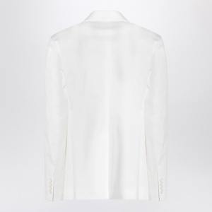 Dolce & Gabbana Dolce&Gabbana White single-breasted cotton jacket - Img 2