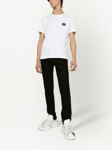 Dolce & Gabbana logo-tag Cotton T-shirt - Img 3
