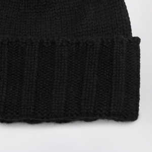 Drumohr Black cashmere beret - Img 2