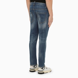Dsquared2 Regular blue washed denim jeans - Img 2