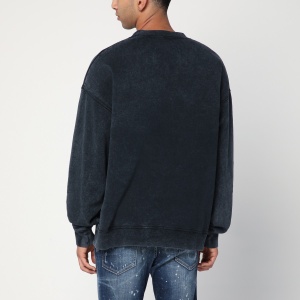 Dsquared2 Washed grey sweatshirt with logo - Img 2