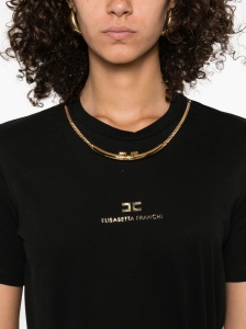 Elisabetta Franchi T-shirts and Polos Black - Img 3