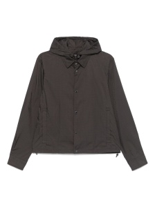Emporio Armani Blouson with internal nylon bib jacquard all-over lettering