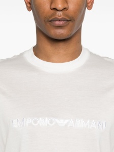 Emporio Armani Embroidered Logo T Shirt - Img 2