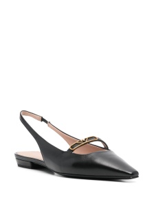 EMPORIO ARMANI EXCLUSIVE Emporio Armani leather ballet flats - Img 3