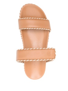 EMPORIO ARMANI EXCLUSIVE Emporio Armani Sandals with nappa strap and two-tone profiles - Img 2