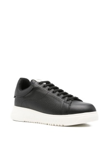 EMPORIO ARMANI EXCLUSIVE Textured leather sneakers - Img 2