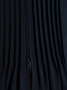 Emporio Armani Jacket in fluid woven fabric with pleats - Img 2
