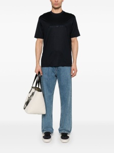 Emporio Armani logo-patch T-shirt - Img 4