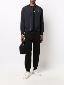 Emporio Armani logo print long sleeve T-shirt - Img 4