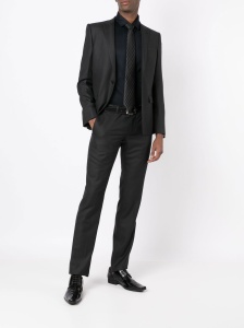 Emporio Armani long-sleeve poplin shirt - Img 4