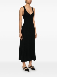 Emporio Armani Seamless, links-stitch knit long dress - Img 2