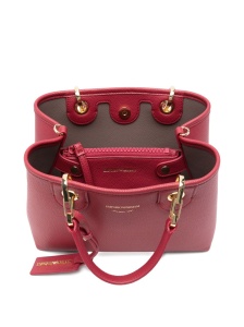 Emporio Armani Small MyEA shopper bag with deer print - Img 2