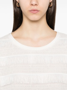 Emporio Armani T-shirt with fringes - Img 4