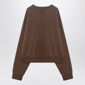 Entire Studios Brown crew-neck sweatshirt in cotton - Img 2