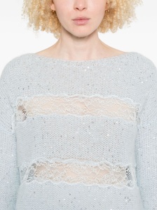 ERMANNO FIRENZE Sweaters Clear Blue - Img 3