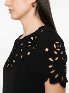 Ermanno Scervino Embroidered cotton short dress - Img 4