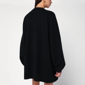 extreme cashmere Black oversized cashmere sweater - Img 2
