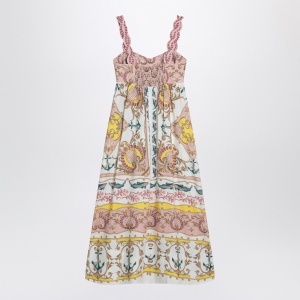 FARM Rio Linen-blend dress with nautical print - Img 2