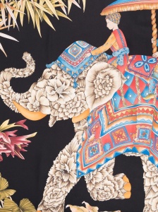 Ferragamo India-print silk scarf - Img 3