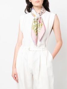 Ferragamo Printed silk scarf - Img 3