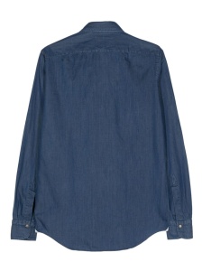 FINAMORE 1925 NAPOLI Shirts Denim - Img 2