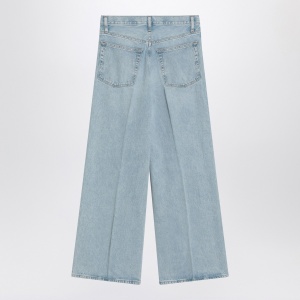 Frame Low Baggy Wide Leg Jeans in Organic Denim - Img 2