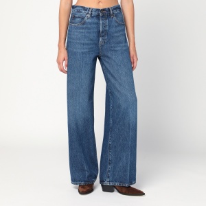 Frame The Collegiate blue jeans in recycled denim