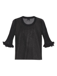 Ganni Sheer Jacquard Top - Img 2