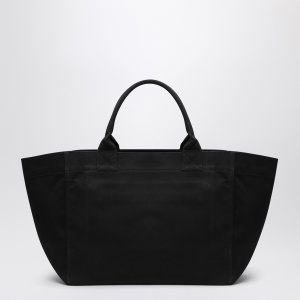 GANNI XXL black canvas tote bag - Img 2