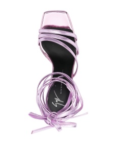 Giuseppe Zanotti Metallic 125mm platform sandals - Img 2