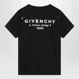 Givenchy Black cotton T-shirt with logo - Img 2
