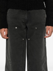 Golden Goose jeans with distressed effect and front patches - Img 2
