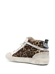 Golden Goose Mid Star Leo ponyskin shoe with star and comma - Img 2