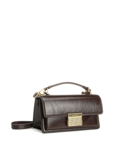 Golden Goose Small Venezia Bag in dark brown leather with gold buckle - Img 2