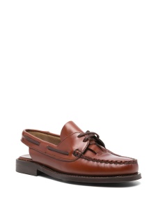 HEREU Flat shoes Leather Brown - Img 2