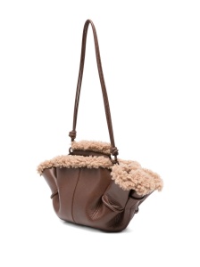 Hereu Leather shearling tote bag - Img 3