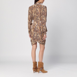 ISABEL MARANT Cleora snake print dress - Img 2