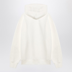 Ivory sweatshirt with Chez Valentino print - Img 2