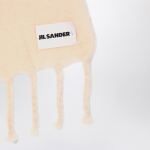 Jil Sander Pale pink mohair blend scarf - Img 2