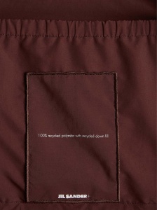 JIL SANDER PLUS Coats Bordeaux - Img 4