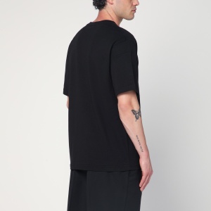 KENZO Black cotton T-shirt with logo - Img 2