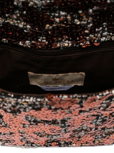 La Milanesa Sequin-embellished buckle shoulder bag - Img 3