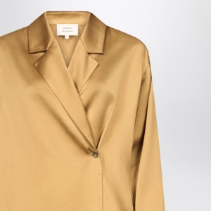 LouLou De Saison Ochre satin Persia blouse - Img 2