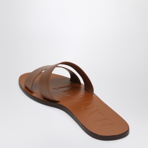 Manebí Brown leather sandals with straps - Img 2